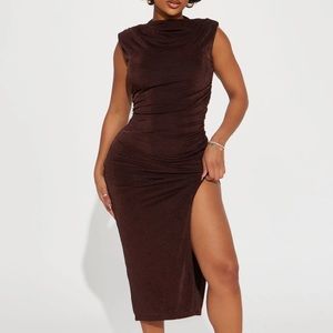 Beautiful chocolate dress!! ONLY WORN ONCE!